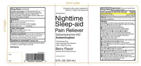 CVS NighttimeSleep Aid 포장