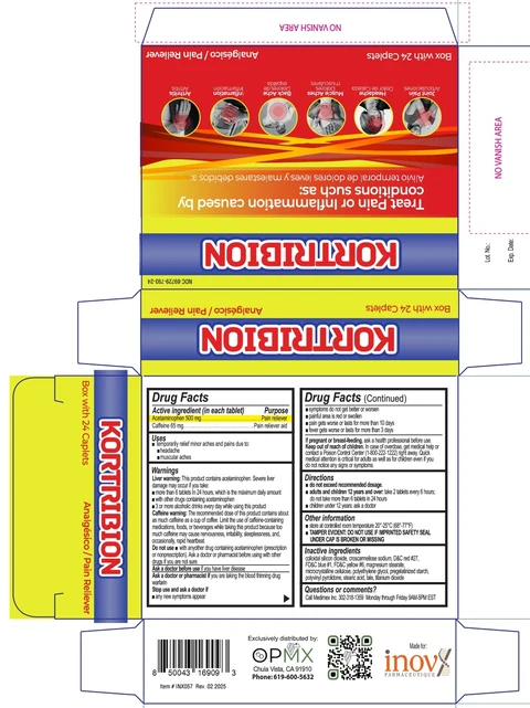 KORTRIBION Pain Reliever 포장