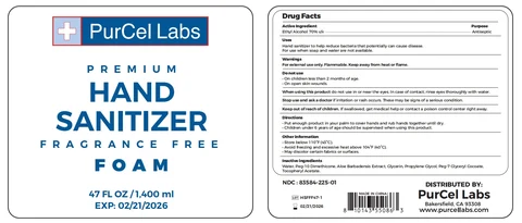 Hand Sanitizer FOAM packaging