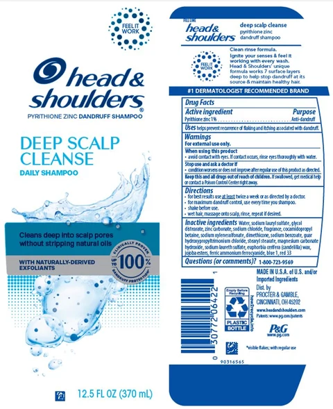 Head and Shoulders Deep Scalp Cleanse Daily packaging