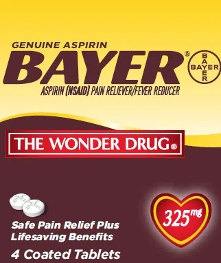 Bayer Genuine Aspirin 포장