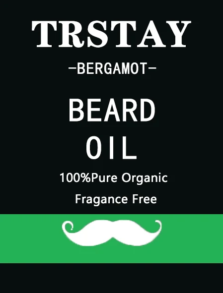 Trstay Bergamot Beard Oil packaging