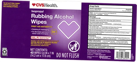 CVS Health Isopropyl Rubbing Alcohol 포장