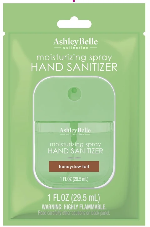 AshleyBelle Moisturizing Hand Sanitizer Honeydew Tart 포장