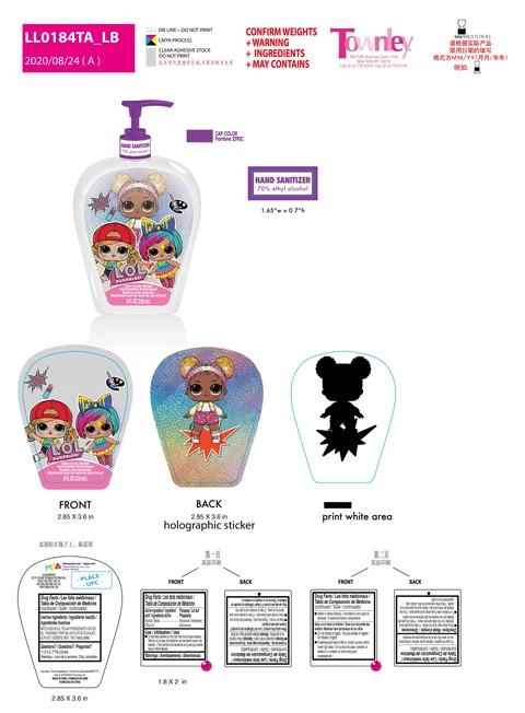cotton candy scented hand sanitizer01 포장