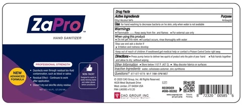 ZAPRO HAND SANITIZER 포장