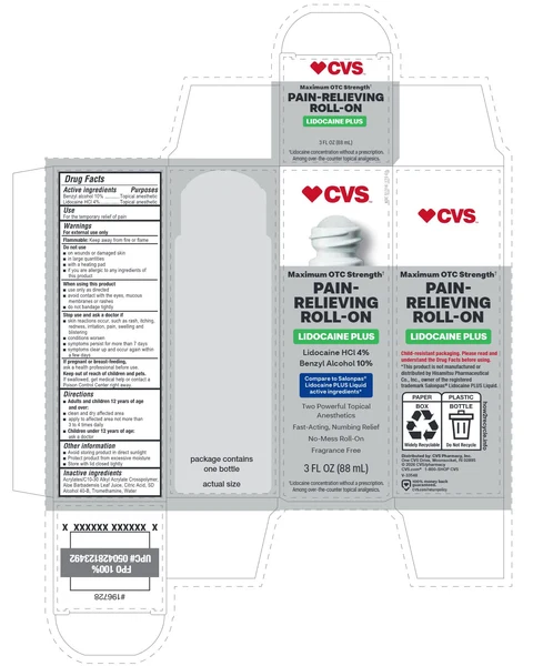 Lidocaine Plus Pain Relieving packaging