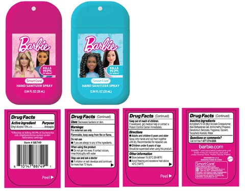 Smart Care Barbie HAND SANITIZER 포장