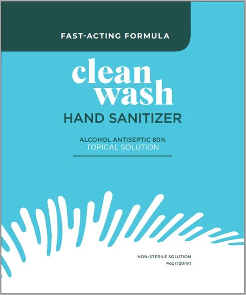 Clean Wash Hand Sanitizer 포장