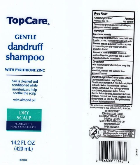TOPCAREGENTLE DANDRUFF DRY SCALP 포장