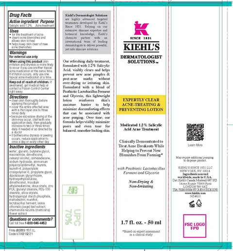 Kiehls Since 1851 Dermatologist Solutions Expertly Clear Acne Treating and Preventing 포장