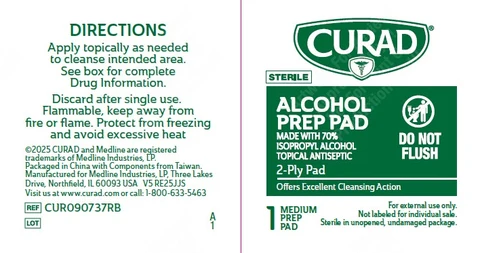 Curad Alcohol Prep PadsMedium 포장