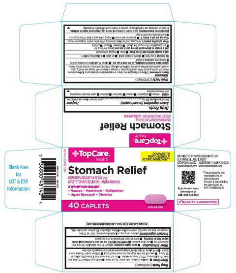 Topco Stomach Relief packaging