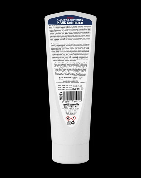 covidex gel 200 ml back