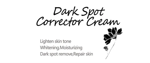 Dark Spot Correcdor Cream 포장