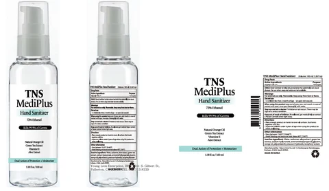 TNS MEDIPLUS HAND SANITIZER 포장