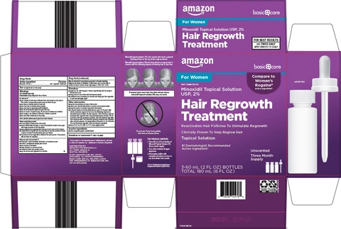 basic care hair regrowth treatment 포장