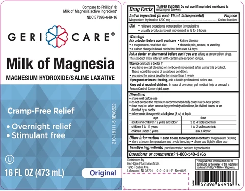 MILK OF MAGNESIA ORIGINAL 포장