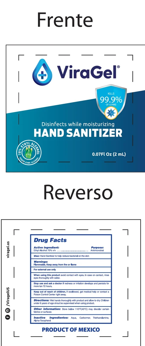 Viragel Hand Sanitizer 포장