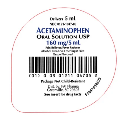 Acetaminophen 포장