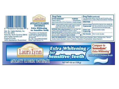 Laura Lynn Extra Whitening Sensitive packaging