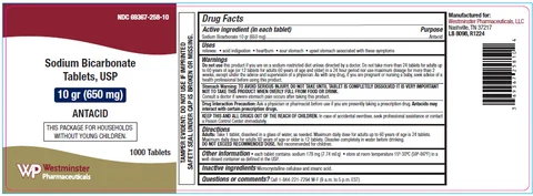 Sodium Bicarbonate 포장