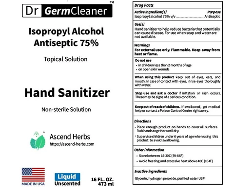 Hand Sanitizer packaging