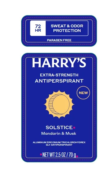 Harrys Extra Strength Antiperspirant Solstice packaging