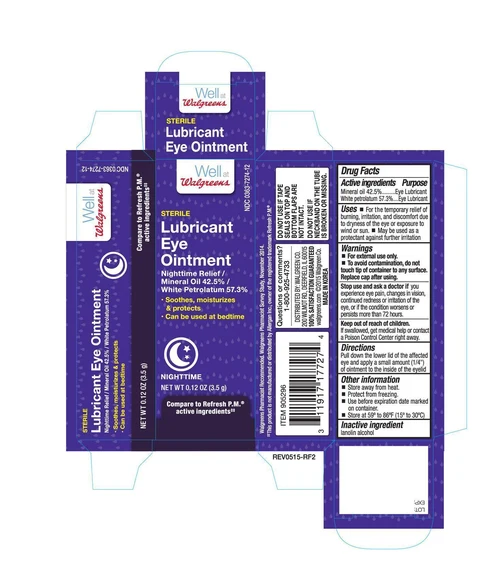 Walgreens Sterile Lubricant Eye packaging
