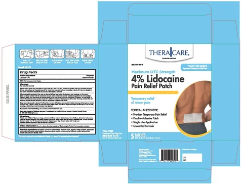 TheraCare Pain Relief 4% Lidocaine packaging