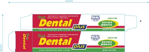 Dental plus Extra Mint 포장