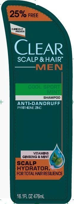 ClearMen Cool Sport Mint AntiDandruff 포장