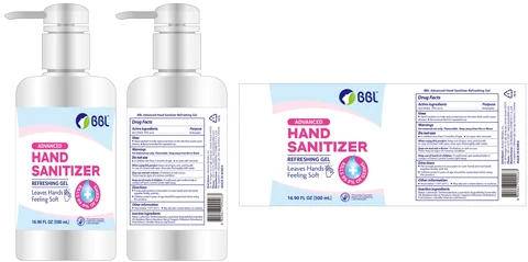 BBL Advanced Hand Sanitizer Refreshing 포장