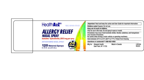 AZELASTINE HYDROCHLORIDE packaging