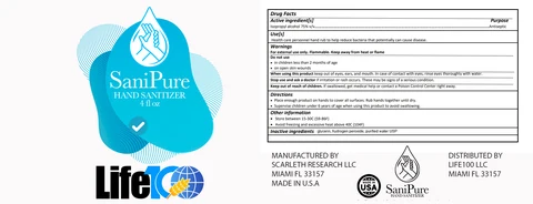 Hand Sanitizer packaging