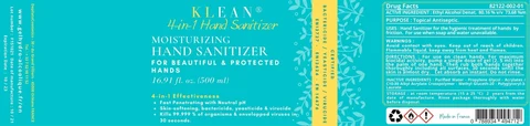 KLEAN 4 IN 1 Sanitizer 포장