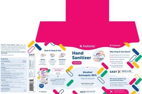 Hand Sanitizer packaging
