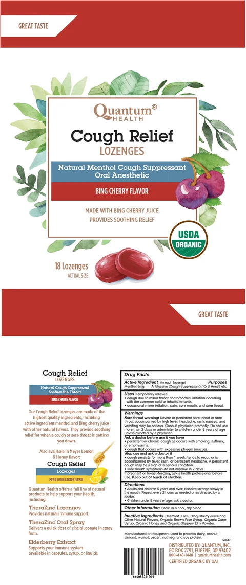 Quantum Health Bing Cherry Flavor 포장