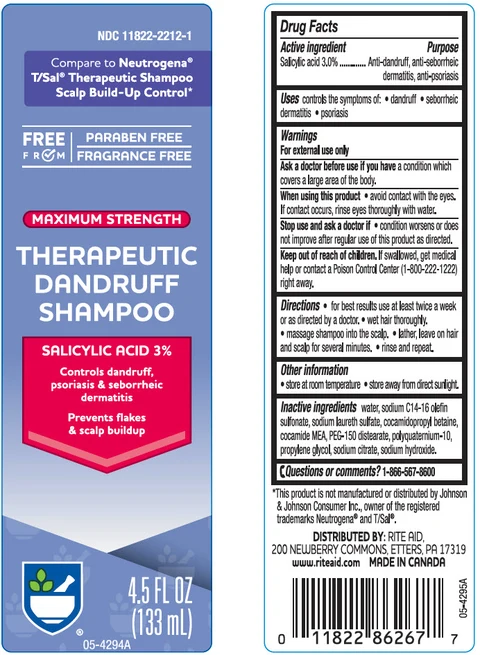 MAXIMUM STRENGTH THERAPEUTIC DANDRUFF Anti-dandruff, anti-seborrheic dermatitis, anti-psoriasis 포장