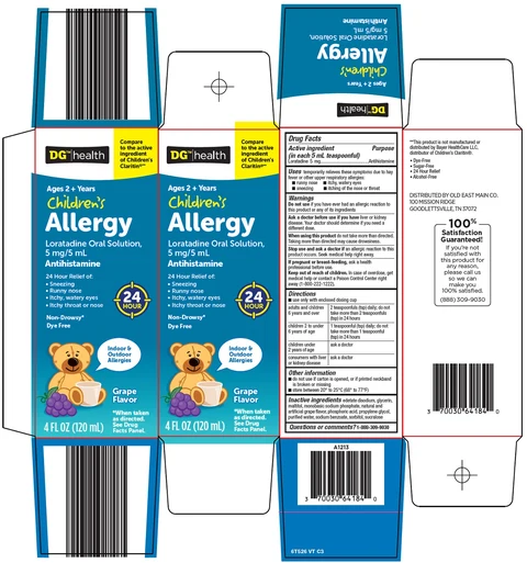 dg health childrens allergy packaging