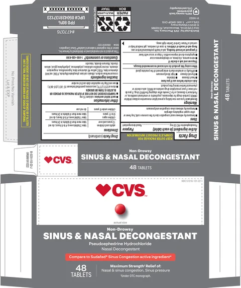 Sinus and Nasal Decongestant 포장