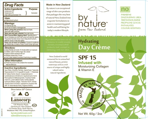 By Nature HydratingDay SPF 15 packaging