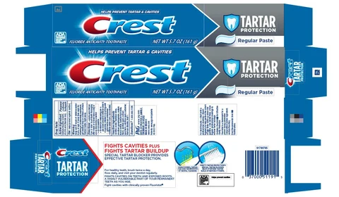 Crest Tartar Protection 포장