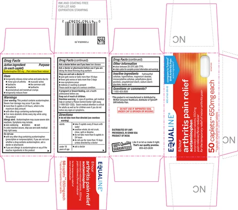 eight hour pain relief packaging