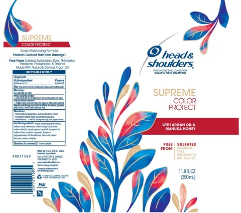 Head and Shoulders Supreme Color Protect packaging