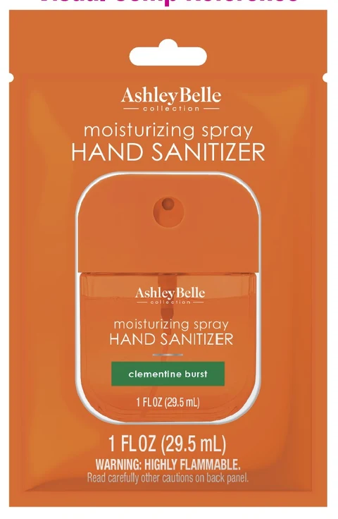 AshleyBelle Moisturizing Hand Sanitizer Clementine Burst 포장