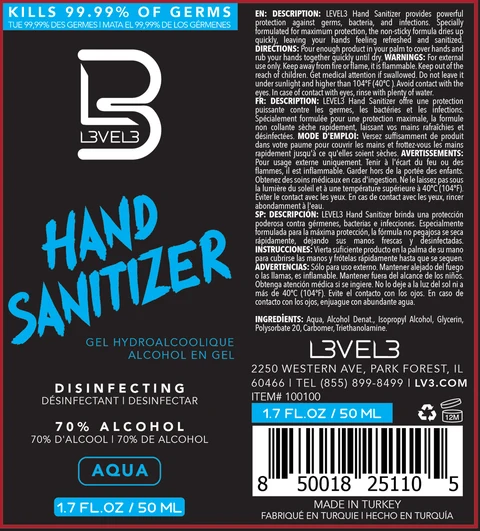 Hand Sanitizer 포장