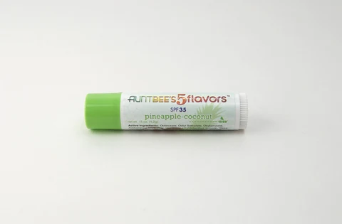Aunt Bees Five FlavorsPineapple Coconut Lip Balm 포장