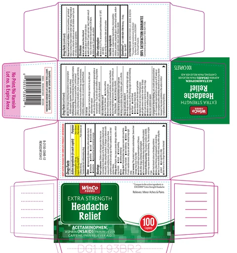 Headache ReliefExtra Strength packaging