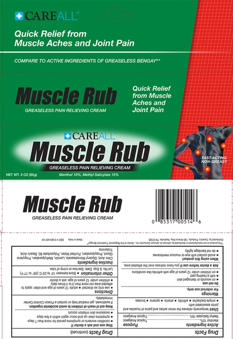 CAREALL Muscle Rub Ultra Strength packaging